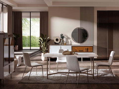 Set de dining NOBLE – Masă și 6 scaune