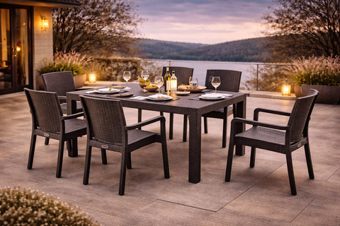 Градински комплект 6 KING ARMCHAIR TABLE SET