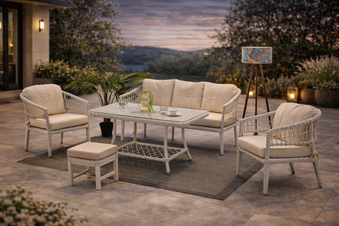 Set mobilier de grădină OLIPS 2+1+1
