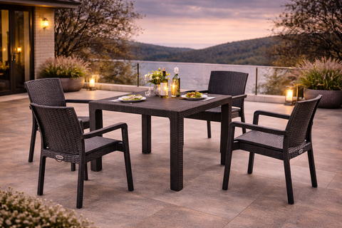 Градински комплект 4 KING ARMCHAIR TABLE SET