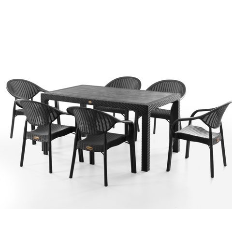 Градински комплект 6 BAMBOO ARMCHAIR TABLE SET