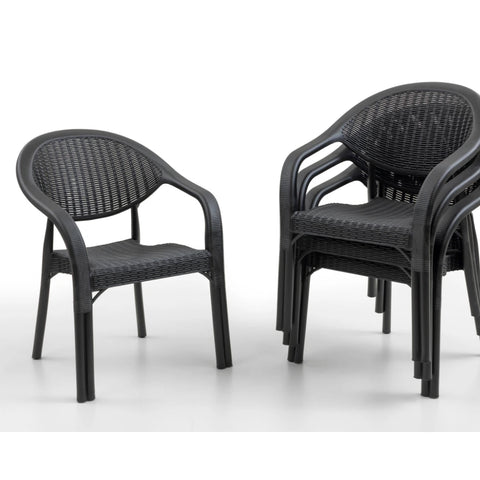 Комплект от 6 стола BAMBOO ARMCHAIR