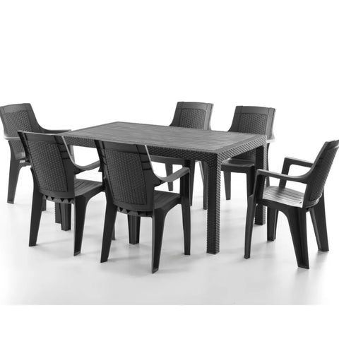 Градински комплект 6 EFES ARMCHAIR TABLE SET