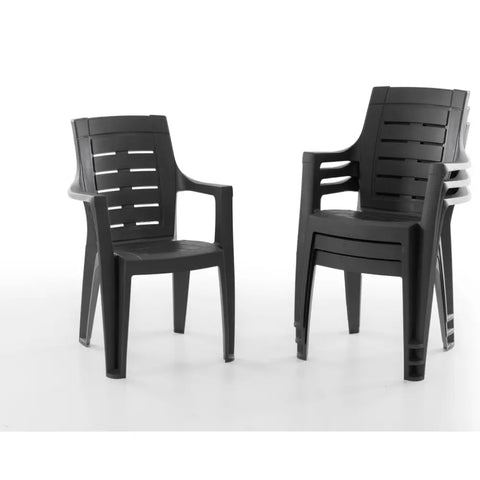 Комплект от 6 стола EFES WOOD ARMCHAIR