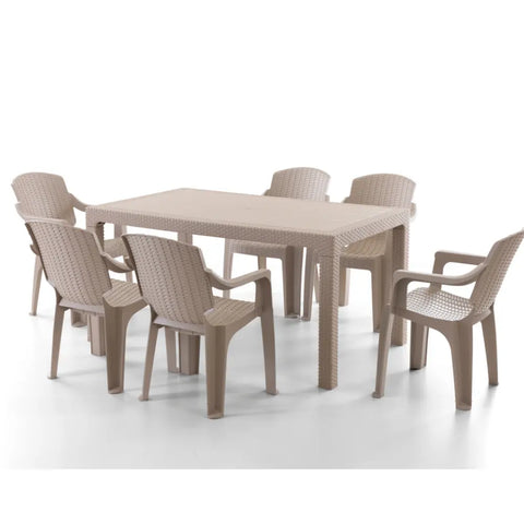 Градински комплект 6 GOLF ARMCHAIR TABLE SET