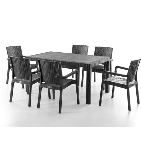 Градински комплект 6 KING ARMCHAIR TABLE SET