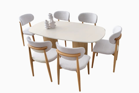 Трапезна маса с 6 стола Буржу