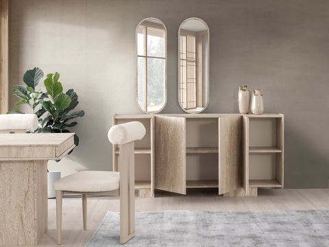 Комплект за трапезария Травертен