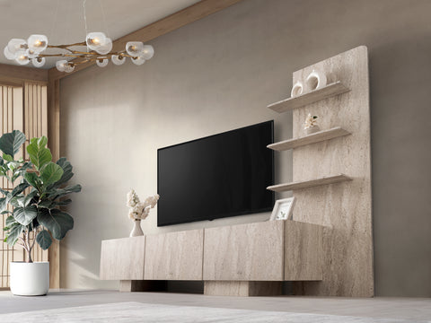 Комплект за трапезария Травертен